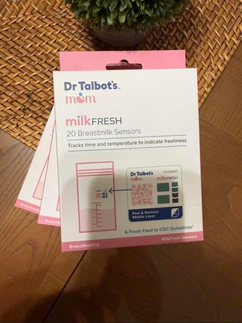 Talbots milkFRESH Pink Breastmilk Sensors - 20 Pack